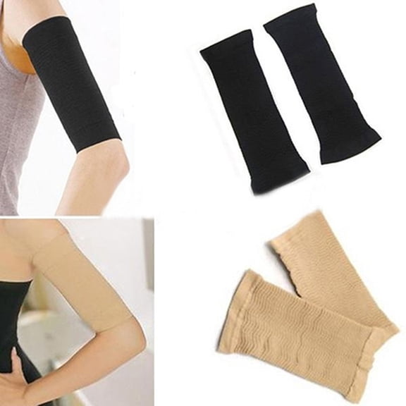HEVIRGO 1 Pair Potent Arm Shaping Fat Burning Elastic Compression Arm Slimmer Beauty Tool