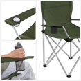 thumbnail image 4 of Juego de 2 sillas de camping SONGMICS, plegables, 120 kg de carga, color gris, 4 of 8