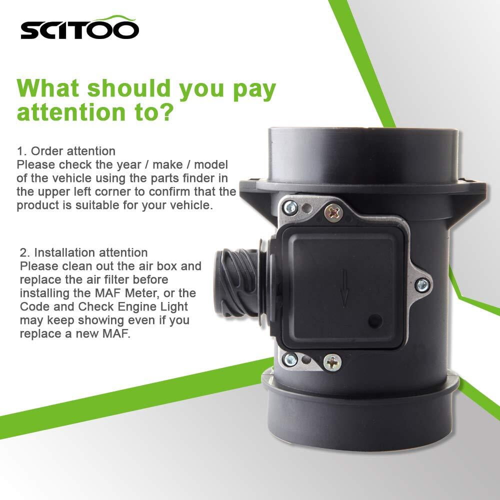 13621703275 SCITOO MAF Mass Air Flow Sensor FITS FOR 1996-1999 for BMW 328is 2.8L,1997-1998 for BMW 528i 2.8L,1996-1999 for BMW M3 3.2L,1997-1998 for BMW Z3 2.8L,1999-2000 for BMW Z3 3.2L
