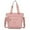 Pink, variant on Womens Nylon Handbags Shoulder Bags Ladies Casual Top Handle Handbag Shopper Tote Purse
