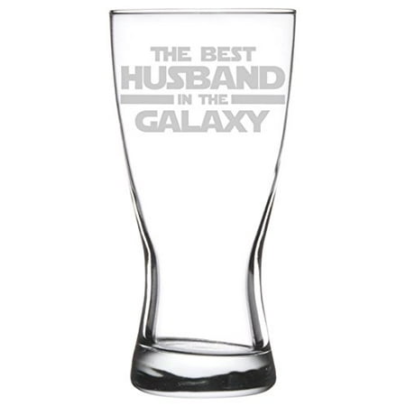 15 oz Beer Pilsner Glass Best Husband In The