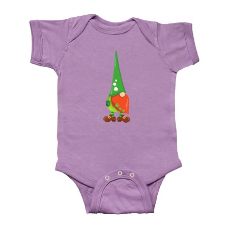 

Inktastic Saint Patrick s Day Gnome Gnome With Green Hat Gift Baby Boy or Baby Girl Bodysuit