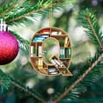 thumbnail image 6 of 26 Letters Christmas Tree Decoration Pendant Christmas Tree Ornaments Personalized DIY Christmas Ornaments Christmas Decoration Xmas Tree Hanging Decor On 2024, 6 of 9