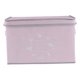 thumbnail image 2 of Caja de almacenamiento plegable no tejida, cesta organizadora con tapa, color rosa para el hogar, 2 of 8
