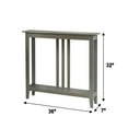 The Lakeside Collection Slim Entryway Home Accent or Console Table with