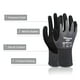 thumbnail image 2 of 1 Par De Guantes De Trabajo Impregnados Con Nitrilo, Guantes De Seguridad Para El Almacén D Tomshoo  L, 2 of 7