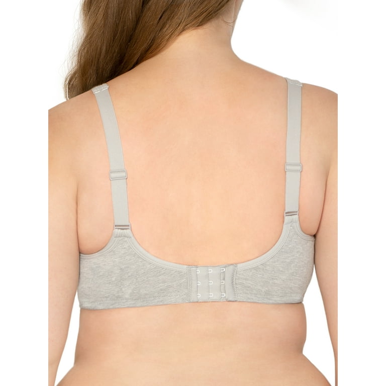 New Fruit of the Loom Womens Ft813 Full Coverage Bra, heather grey