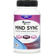 Zenesis Labs Mind SYNC - with Ginkgo Biloba, St John's Wart & L-Glutamine - Please Read Reviews