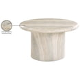 thumbnail image 6 of Meridian Furniture Emara Travertine Concrete Indoor / Outdoor Coffee Table, 6 of 6