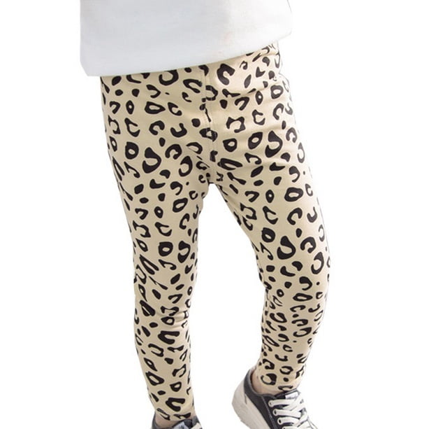 SHEIN Kids Cooltwn Toddler Girls' Casual Tiger Printed Sweatshirt And  Leopard Print Leggings Two Piece Set | SHEIN