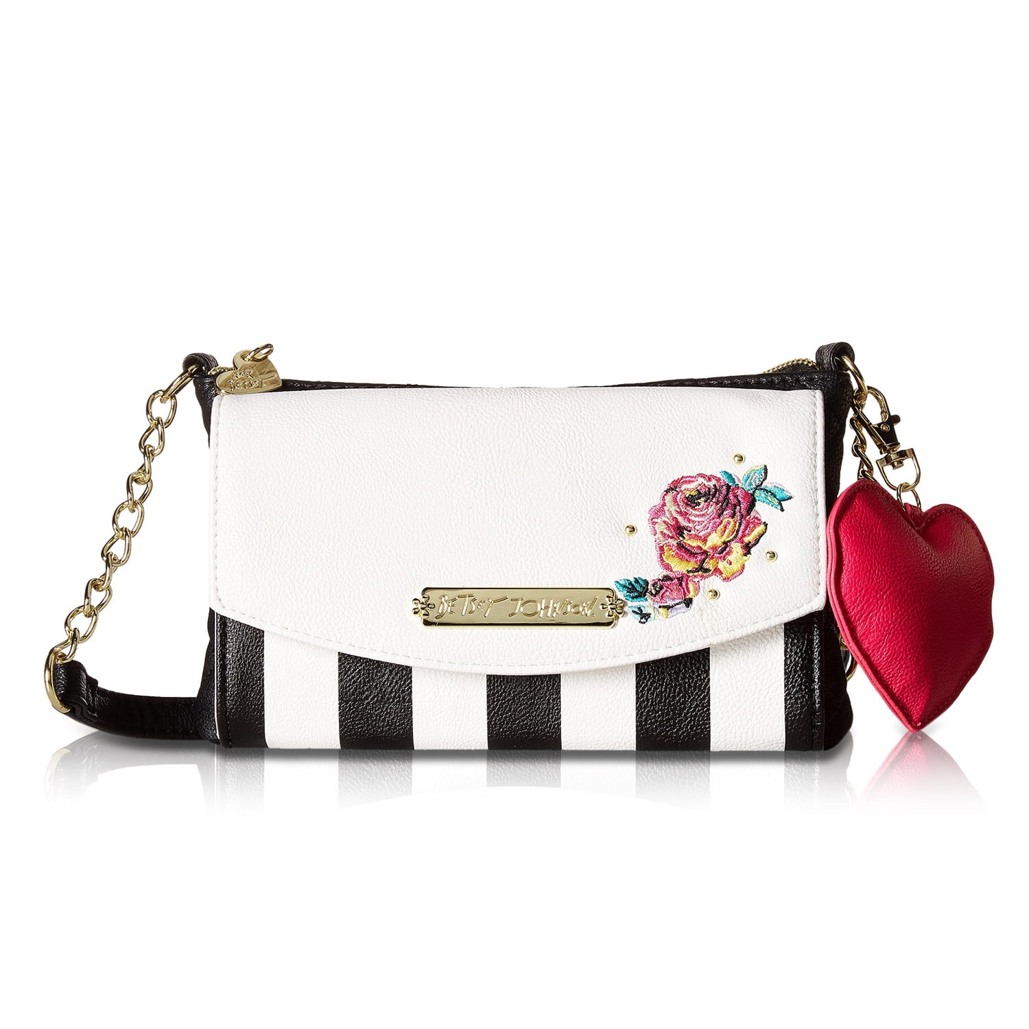 Betsey Johnson Betsey Johnson Trifold Wallet On A String Crossbody