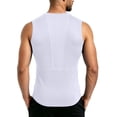 thumbnail image 3 of Lopecy-Sta Tank Tops for Men Crew Neck Solid Slim Compression Sleeveless Stretch Muscle Fitness Basic Undershirts, 3 of 8