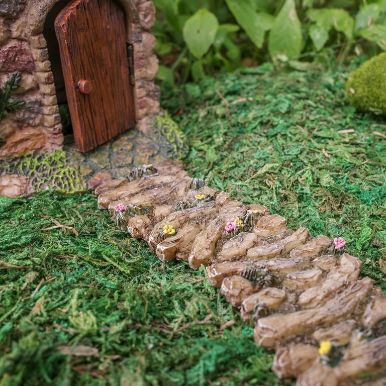Miniature Flower Stone Path Fairy Garden Accessory Mini Dollhouse Decor Ornament Miniature Flower Stone Path Fairy Garden Accessory Mini Dollhouse Decor Ornament
