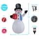 thumbnail image 2 of Muñeco de nieve inflable de Navidad Blossom Inflatables 3,6 m con luz y caja de regalo, 2 of 5