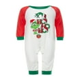 thumbnail image 4 of Ensemble de Pyjamas Assortis pour la Famille de Noël pour Enfants Adultes Raglan Imprimé à la Mode et Ensemble de Vêtements de Nuit pour Vêtements de Nuit, 4 of 8