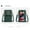 green, variant on Women's Touchscreen Phone Bag, Mini Leather Crossbody Purse with Credit Card Slots and Clear Window blue