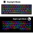 thumbnail image 5 of Magic-Refiner MK14 Wired 60% Mechanical Gaming Mini RGB Keyboard with Type C for PC,Laptop, 5 of 5