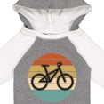 thumbnail image 4 of Inktastic Bicycle Vintage Cyclist Sunset Boys or Girls Long Sleeve Baby Bodysuit, 4 of 5