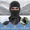 thumbnail image 3 of PinesC Cold Weather Balaclava for Men and Women, Ski Mask Fleece Windproof Warm Winter Breathable Mask for Ski Riding, 3 of 5