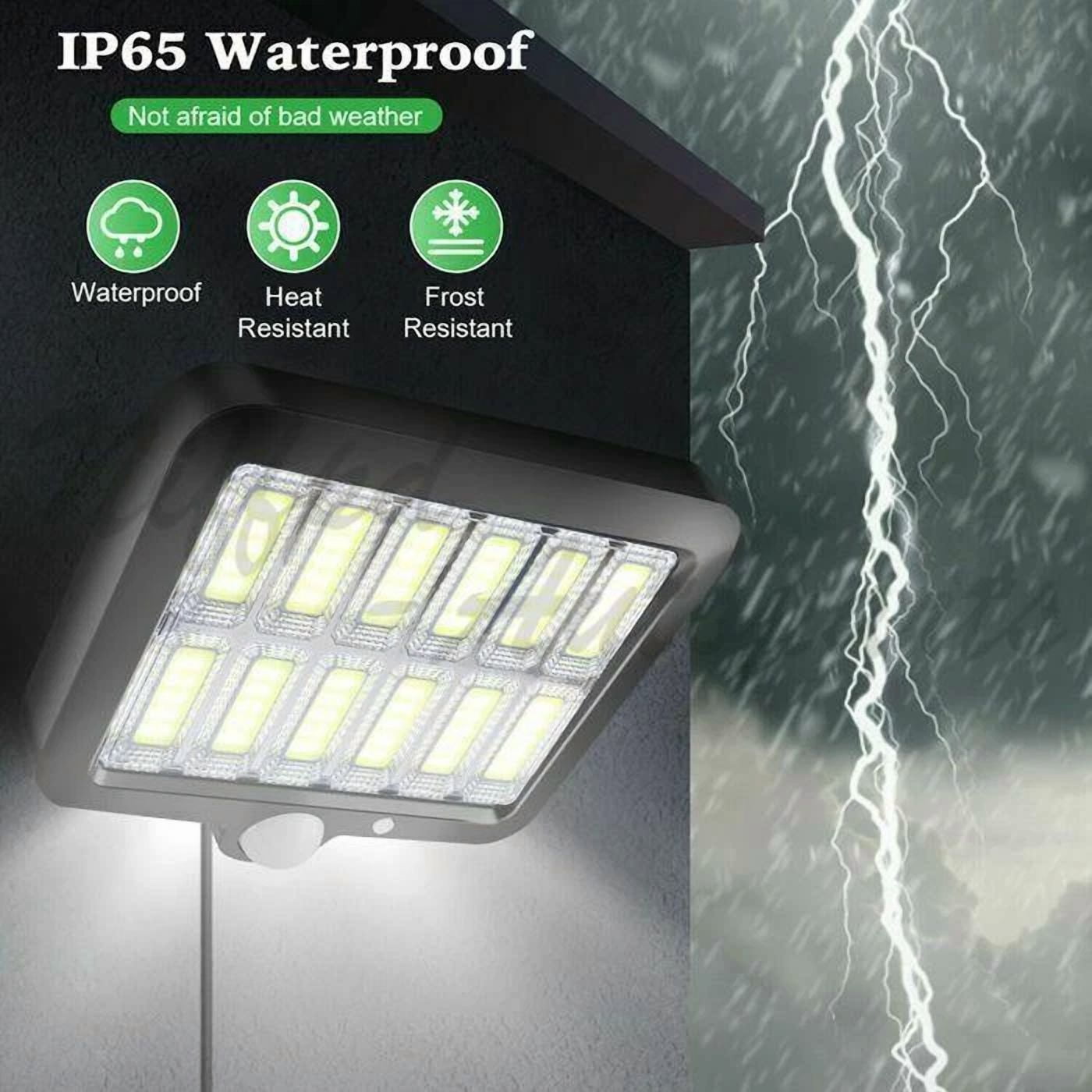 PURELY- 1200000Lm Led Solar Street Light Security Flood Lamp Motion Sensor Outdoor Wall