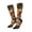 2 Black-2, variant on Women Crew Soft Moisture-wicking Socks Modern Floral Guinea Pig Pattern Design Cotton Socks, One Size fit All