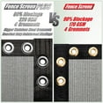 thumbnail image 3 of ColourTree Gray 4' x 50' Plus Extra Heavy Duty Fence Screen Privacy Screen - Commercial Grade 220 GSM - Heavy Duty - 3 Years Warranty, 3 of 4