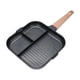 thumbnail image 4 of Sartén para parrilla dividida, sartén para huevos para desayuno, mango de madera antiadherente Negro, 4 of 9