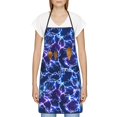 thumbnail image 3 of Pofeuu Blue Lightning1 Print Aprons with Pockets, Cute Aprons for Kitchen, Cooking, Server, Barber, Chef Apron, 3 of 7