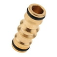 thumbnail image 4 of Enchufe de conector de manguera de agua de acoplamiento de latón de 3 piezas para enchufar el enchufe de jardín, 4 of 8