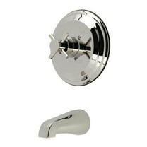 Kingston Brass KB2636DXTO Concord Single-Handle Pressure Balanced Tub Faucet, Polished Nickel