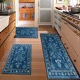 thumbnail image 2 of Kitchen Rugs Sets of 3 Non Slip Washable Kitchen Mats for Floor, Waterproof Kitchen Runner Rug, Floor Mat Carpet for Entryway, Laundry, Sink, Hallway, Bathroom, 2 of 12