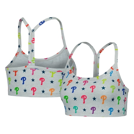 Women s Terez Gray Philadelphia Phillies TLC Rainbow Bra