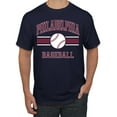 thumbnail image 1 of Wild Bobby City of Philadelphia Baseball Fantasy Fan Sports Men's T-Shirt, Navy, XX-Large, 1 of 6