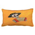 thumbnail image 1 of RYLABLUE Halloween The Day Of The Dead Skeleton Throw Pillow Covers Cushion Cover Case 20X30 Inches Pillowcases Two Side, 1 of 1