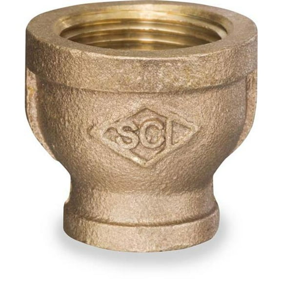 Boshart Industries UNLBRRC-1512 0,5 x 0,75 Po Réduction Accouplement&44; Rouge Bronze