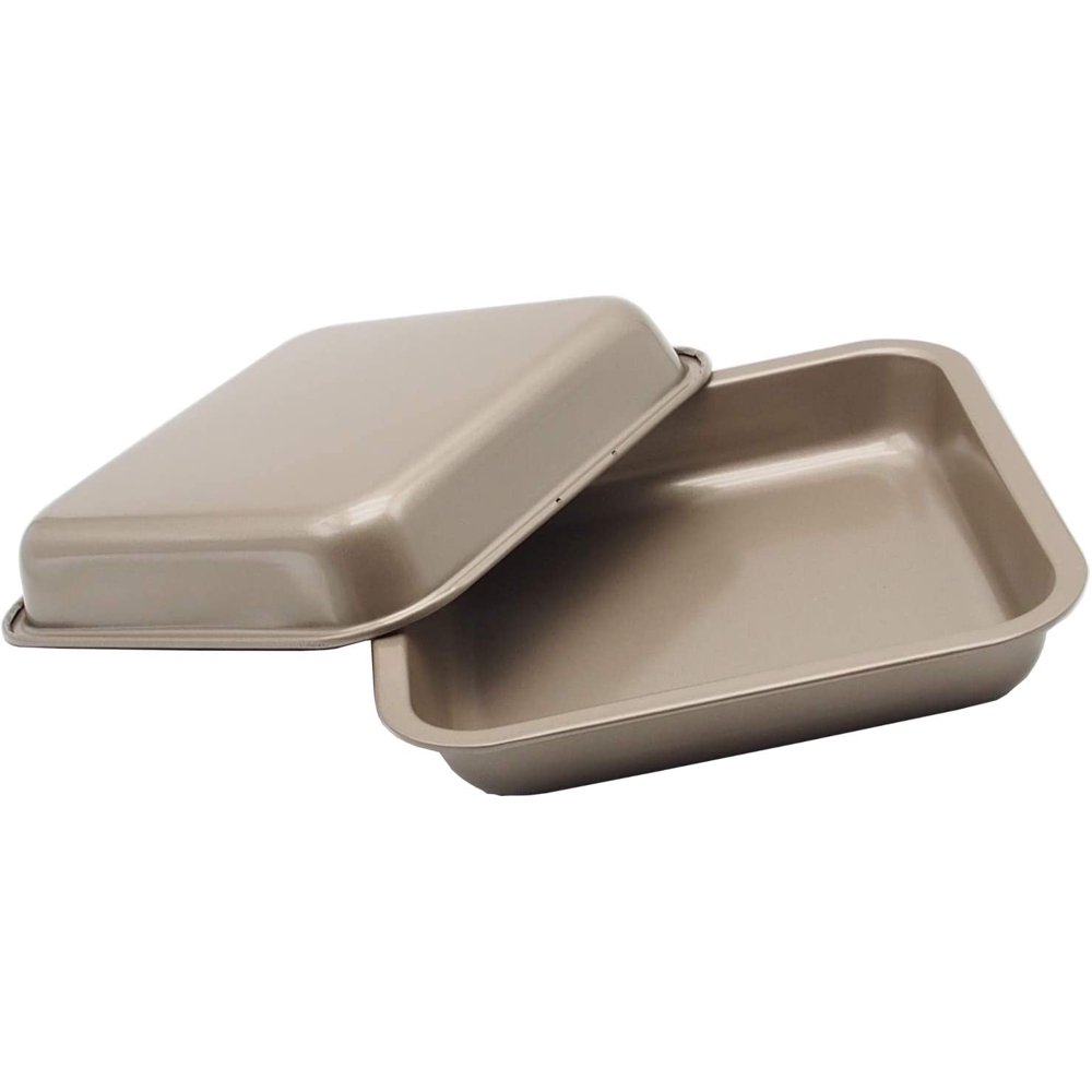 Small Baking Pans 8 X 8 Inch (Inner Size 7.5 X 7.5 Inch) Square Cake