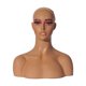 thumbnail image 4 of Soporte de sombrero de la cabeza de maniquí femenino multifuncional con peluca realista de maquillaje Estilo D, 4 of 8