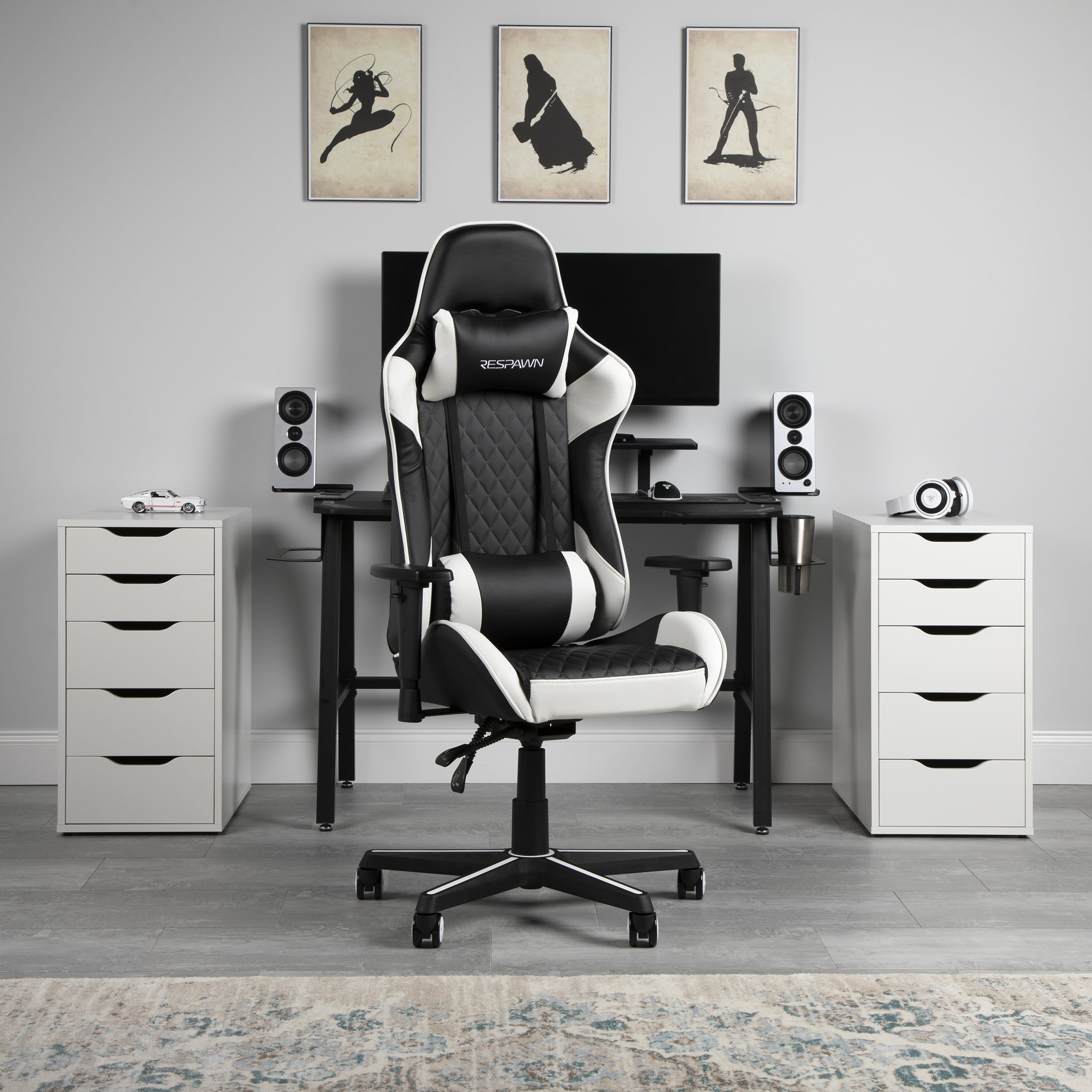 RESPAWN-100 Racing Style Gaming Chair - Reclining Ergonomic Leather