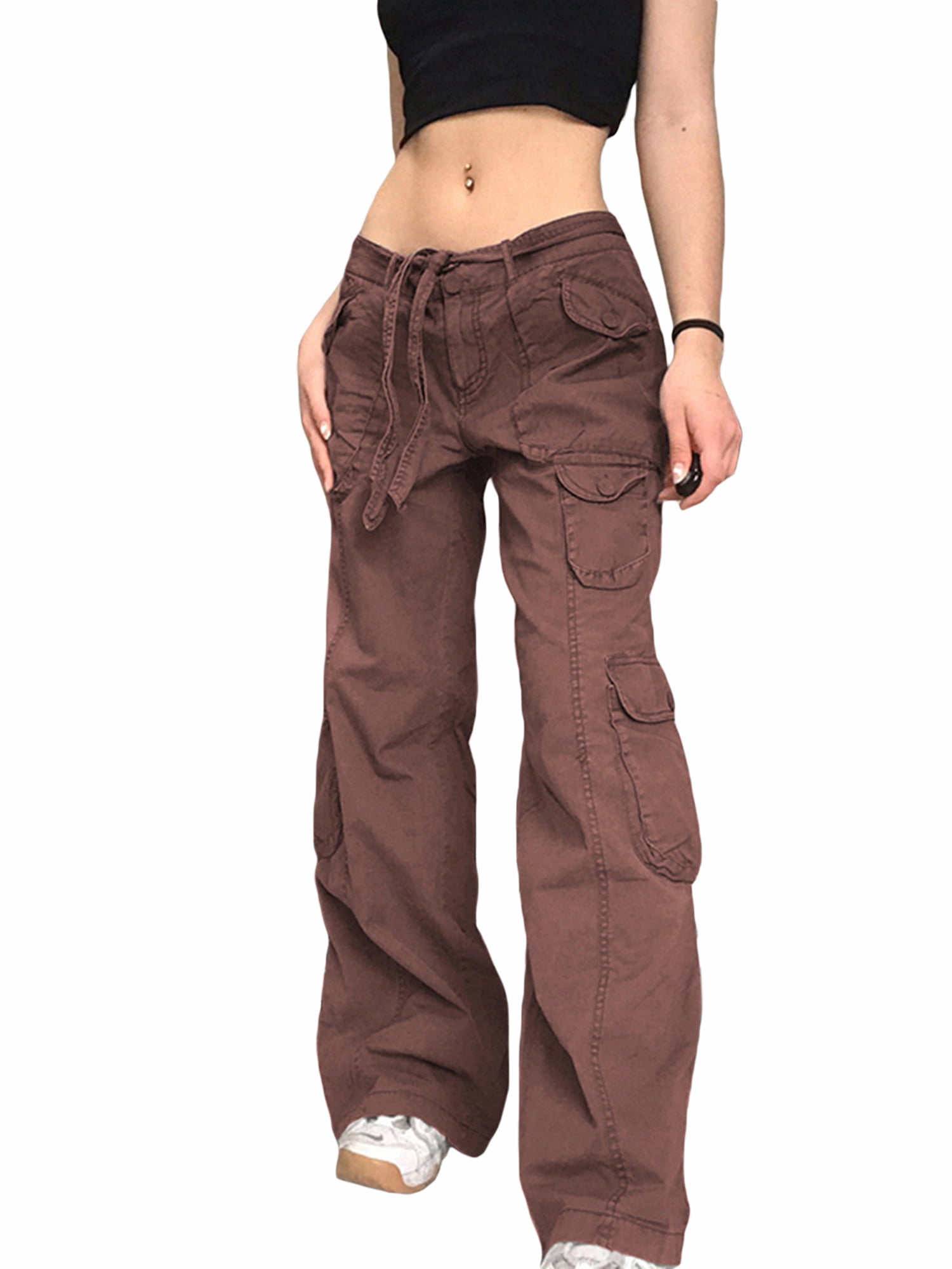 Ambiente Low-Rise Trousers brown casual look Fashion Trousers Low-Rise Trousers 