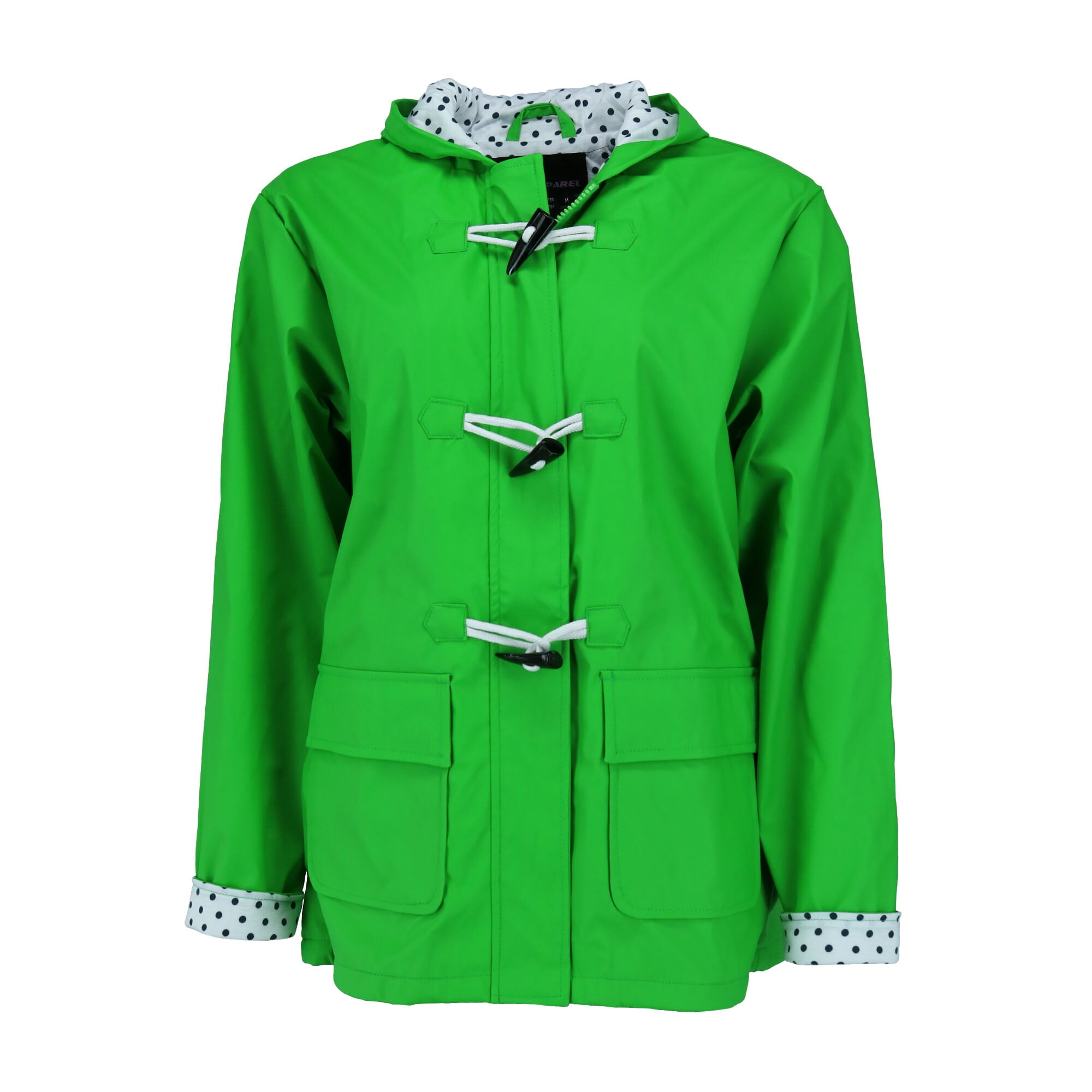 hooded rain slicker