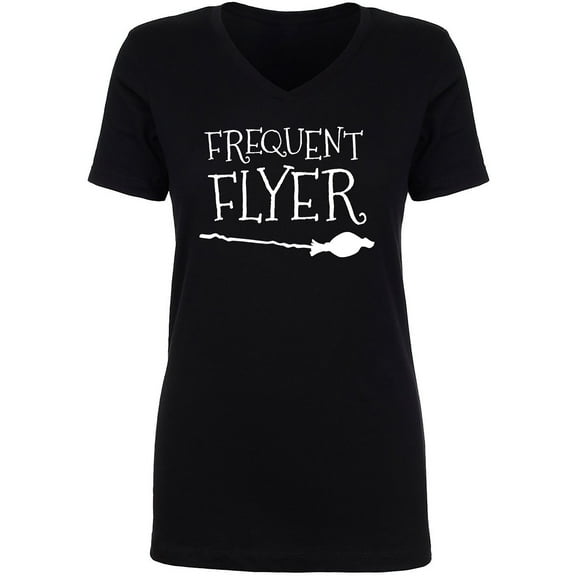 Frequent Flyer Womens V-Neck T-Shirt