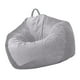 thumbnail image 1 of Audlt Teen Size Bean Bag Silla Cubierta Ropa de cama Almacenamiento de juguetes Gris Sunnimix Almacenamiento de juguetes de animales de peluche, 1 of 8