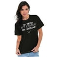 thumbnail image 5 of US Air Force Hero Airman Husband Women's Graphic T Shirt Tees Brisco Brands S, 5 of 6