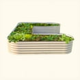 thumbnail image 6 of Vego garden 17" Tall U-Shape Raised Garden Bed Metal Planter Box for Vegetables Flowers Ground Large Size, 6 of 6