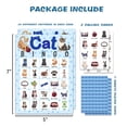 thumbnail image 2 of Juego de bingo OZTEMETY de gatos y gatitos, kit de tarjetas para 24 jugadores, 2 of 4