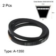 thumbnail image 2 of Uxcell A-1350 V-Belts Drive Belt 1350mm Inner Girth Rubber for Power Transmission 2 Pack, 2 of 6