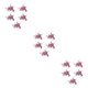 thumbnail image 3 of Ramo de flores artificiales Bearachild 5 unids/set flores falsas Rojo ladrillo, 3 of 6