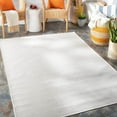thumbnail image 2 of Mark&Day Outdoor Rugs, 6x9 Tonsel Traditional Indoor/Outdoor Cream Area Rug, Non Shedding White Blue Black Carpet for Patio, Porch, Deck, Bedroom, Living Room or Kitchen (6'4" x 9'), 2 of 7