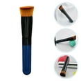 thumbnail image 3 of Angled Flat Foundation Brush with High-Density Hair for Blending Liquid Cream, 3 of 7