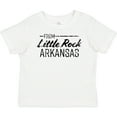 thumbnail image 3 of Inktastic From Little Rock Arkansas in Black Distressed Text Boys or Girls Baby T-Shirt, 3 of 5